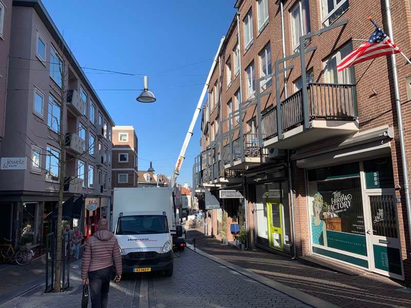 verhuizen met verhuislift